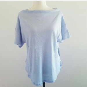 Free people linen + cotton mix top